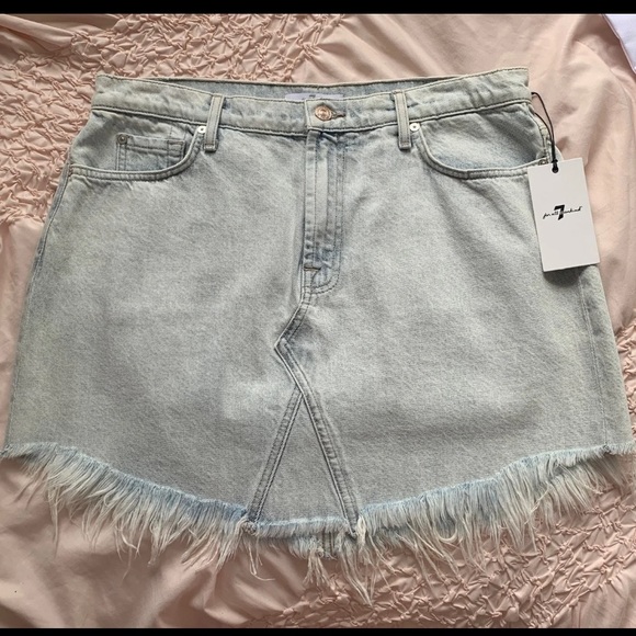 7 for all mankind skirt - Picture 1 of 8